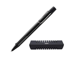 Ручка шариковая  Lamy 219 Safari цвет чернил синий цвет корпуса черный (артикул производителя M)